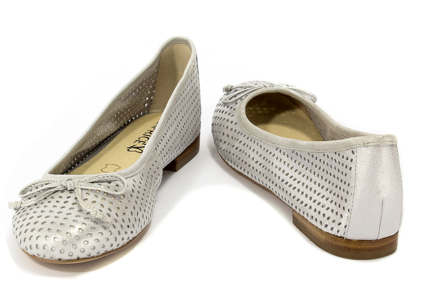 Baleriny Letnie Caprice 9-22109-20 920 Silver Metal