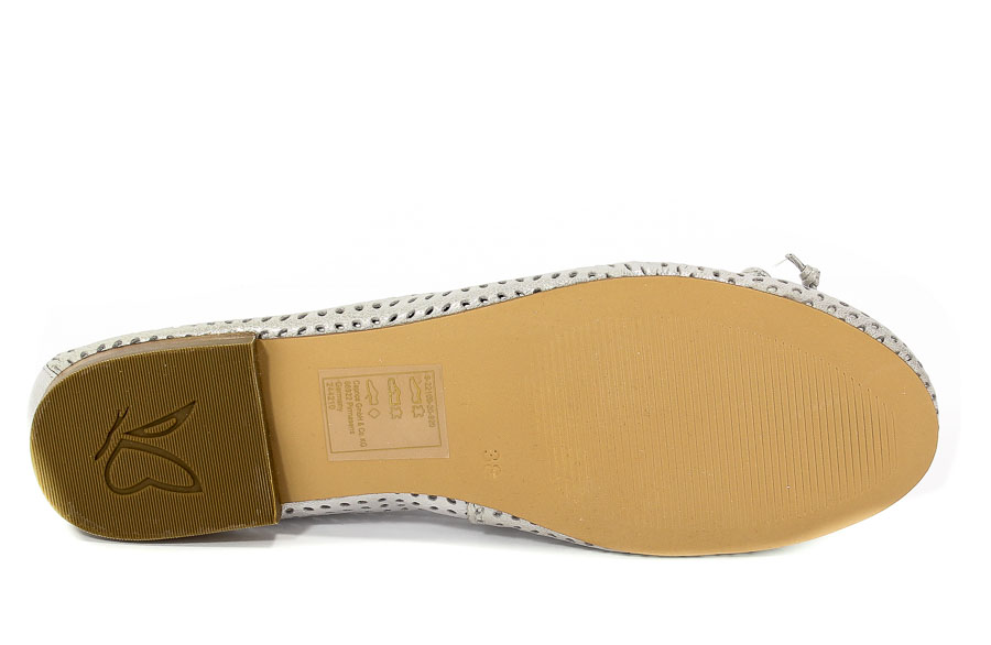Baleriny Letnie Caprice 9-22109-20 920 Silver Metal