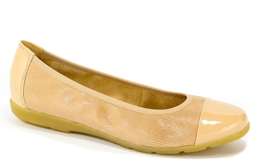 Baleriny Caprice 9-22152-20 411 Beige Rep Comb