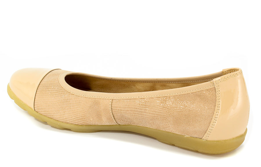 Baleriny Caprice 9-22152-20 411 Beige Rep Comb
