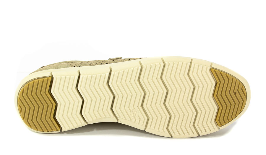 Półbuty Caprice 9-23601-20 424 Beige Metallic