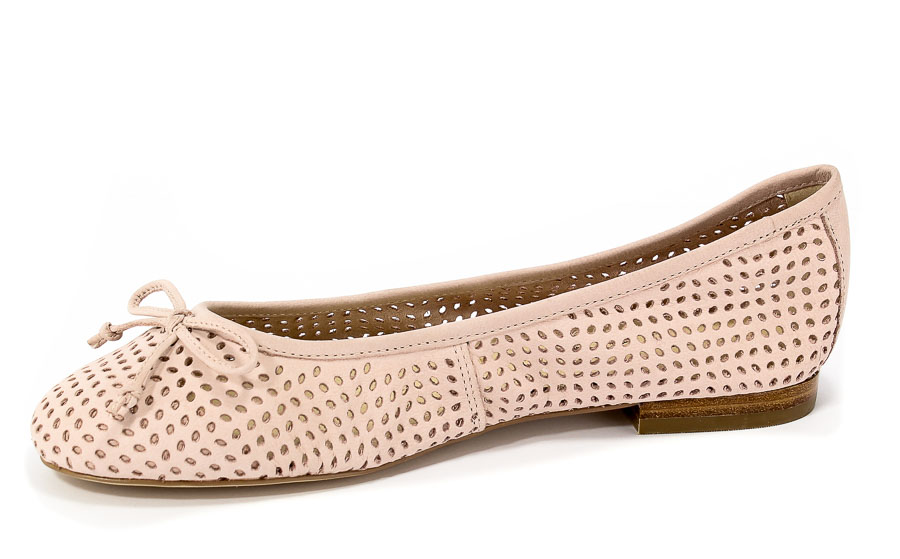 Baleriny Letnie Caprice 9-22109-20 509 Rose Nubuc