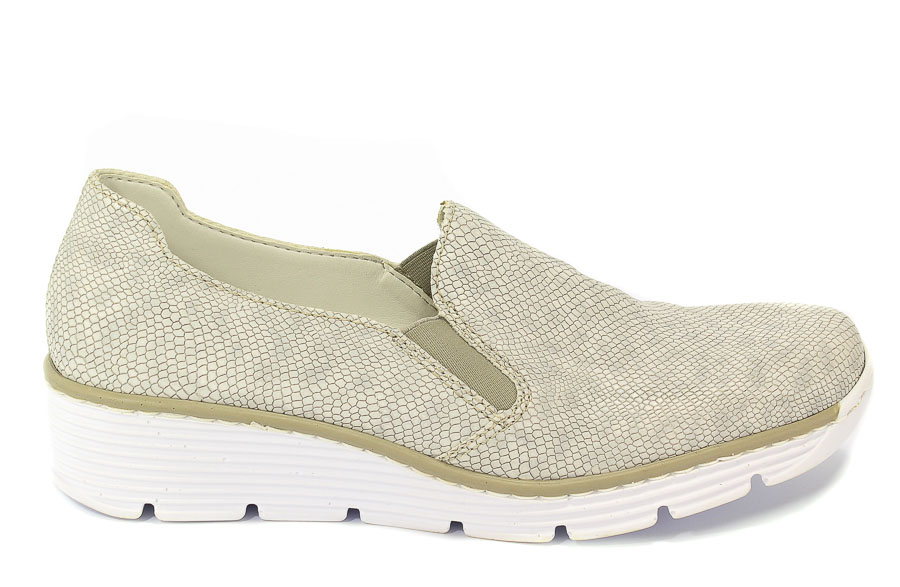 Półbuty Rieker 587B0-40 Grey