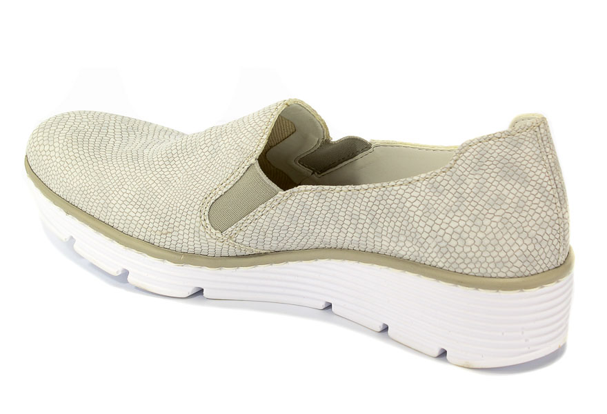 Półbuty Rieker 587B0-40 Grey