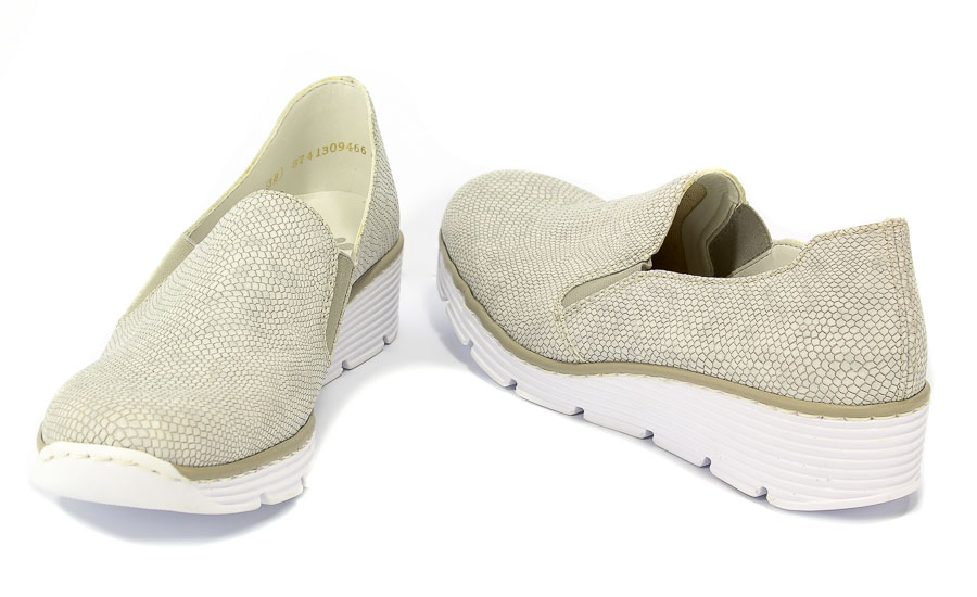 Półbuty Rieker 587B0-40 Grey
