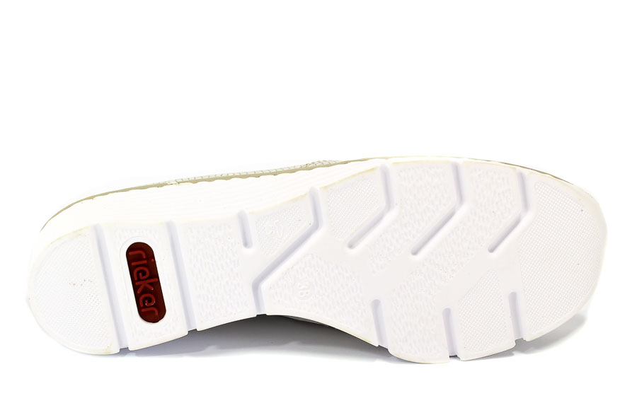 Półbuty Rieker 587B0-40 Grey