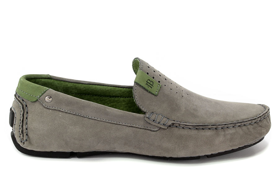 Półbuty Badura 3153-386 Popiel nub