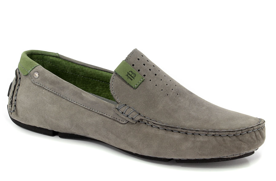 Półbuty Badura 3153-386 Popiel nub