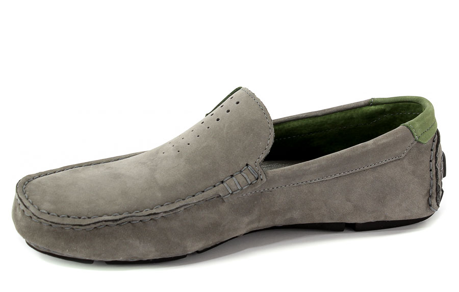 Półbuty Badura 3153-386 Popiel nub