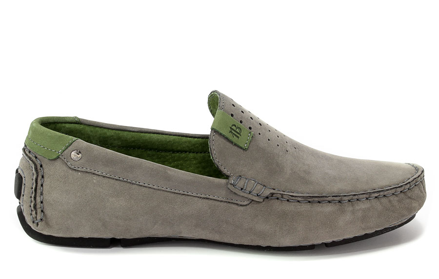 Półbuty Badura 3153-386 Popiel nub