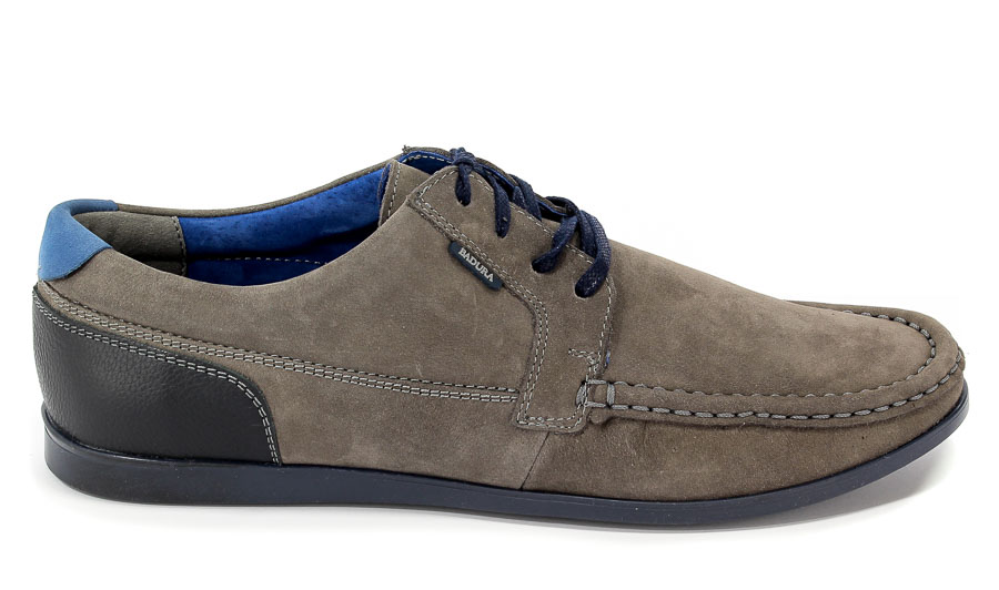 Półbuty Badura 3175-386 Popiel nub