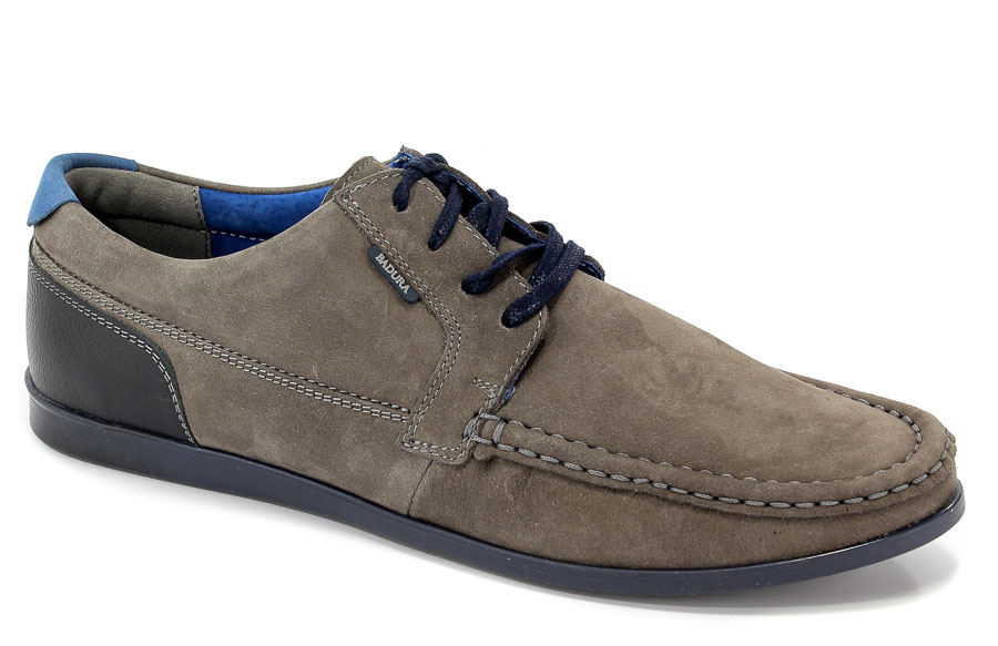 Półbuty Badura 3175-386 Popiel nub