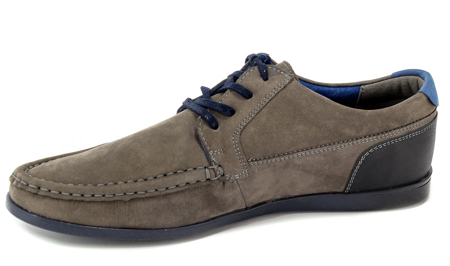 Półbuty Badura 3175-386 Popiel nub