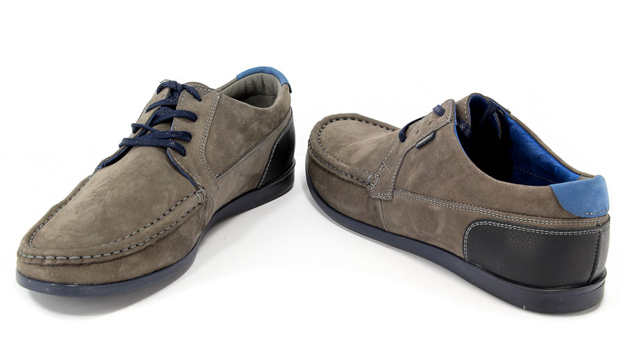 Półbuty Badura 3175-386 Popiel nub