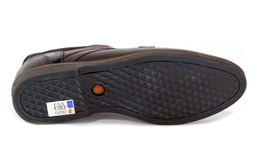 Półbuty Euro moda Nko 1643 Bordo