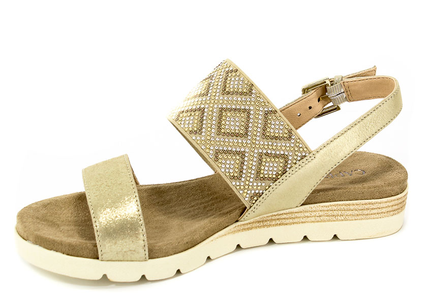 Sandały Caprice 9-28604-20 970 Lt Gold Multi