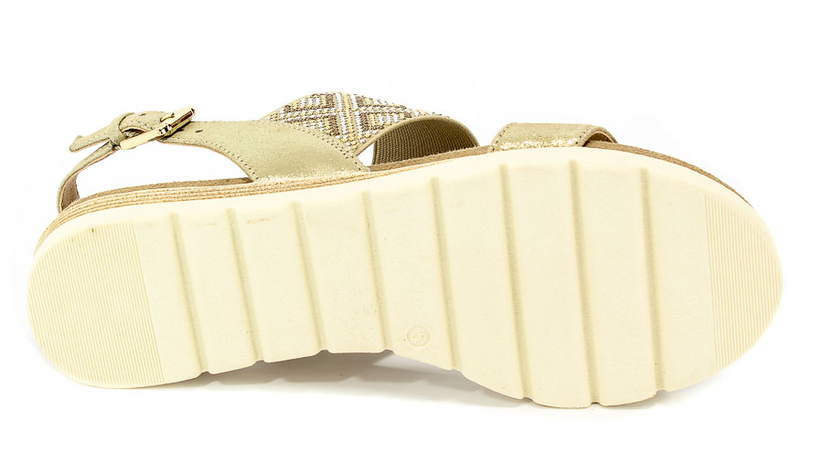 Sandały Caprice 9-28604-20 970 Lt Gold Multi