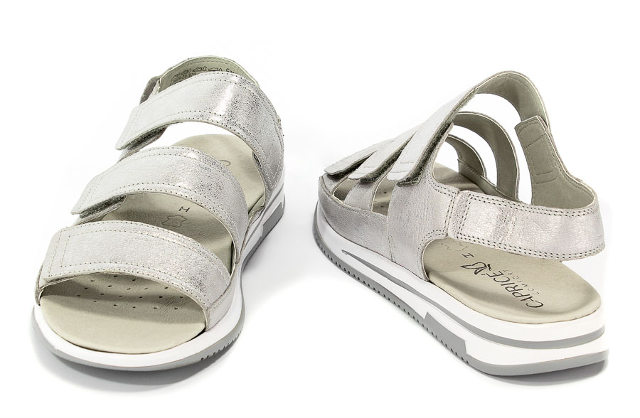 Sandały Caprice 9-28609-20 920 Silver Metal