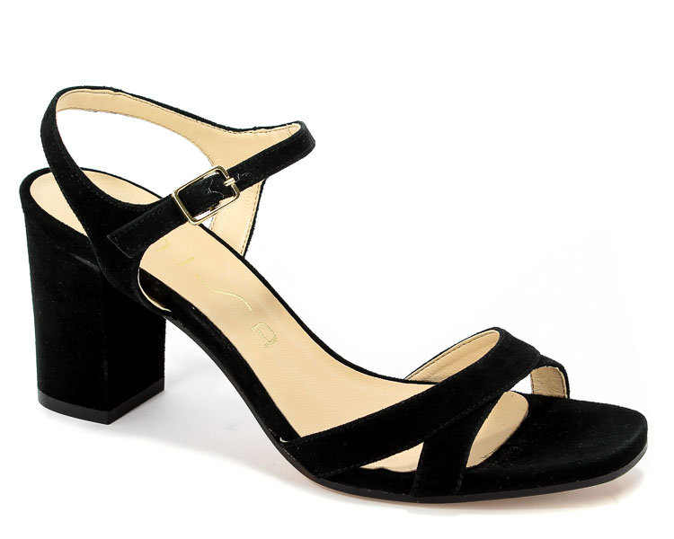 Sandały Unisa Margot Ks Black Ksde Ss