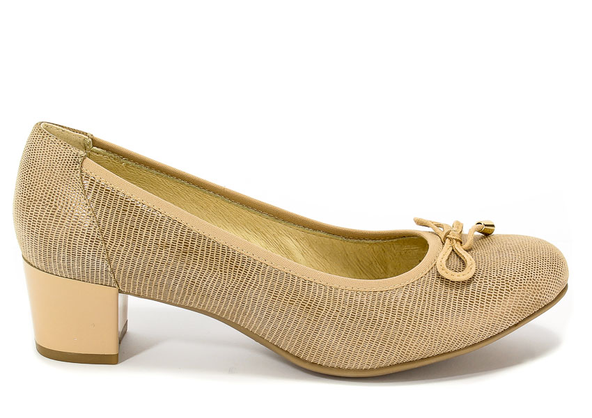 Czółenka Caprice 9-22308-20 410 Beige Reptile
