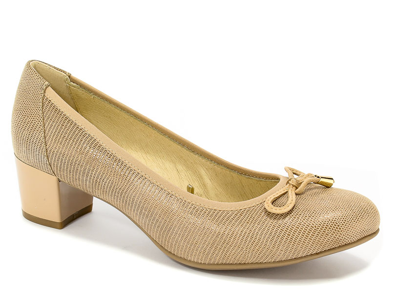 Czółenka Caprice 9-22308-20 410 Beige Reptile