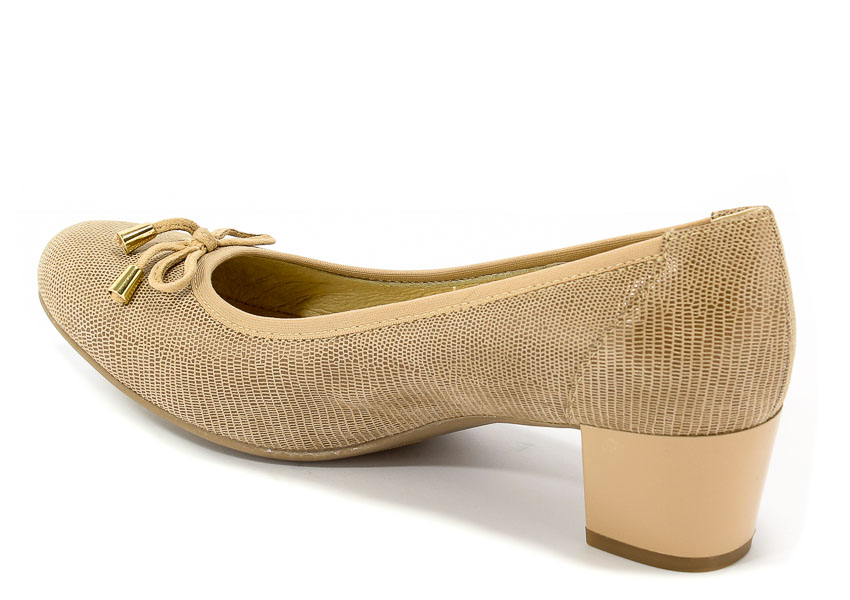 Czółenka Caprice 9-22308-20 410 Beige Reptile