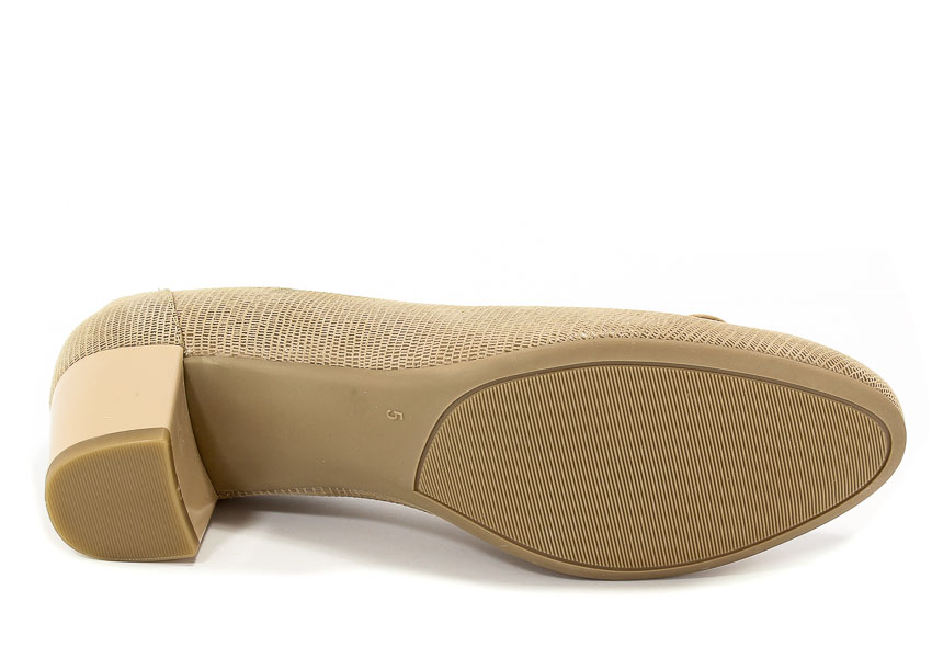 Czółenka Caprice 9-22308-20 410 Beige Reptile