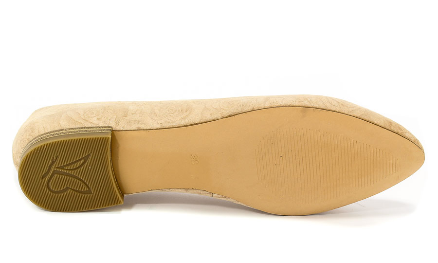 Baleriny Caprice 9-22107-20 412 Beige Roses