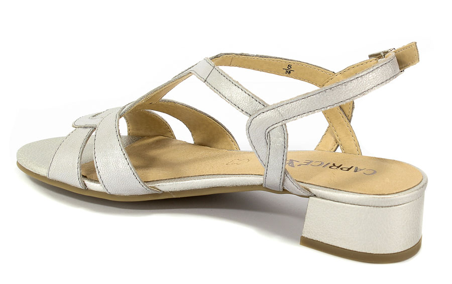 Sandały Caprice 9-28201-20 920 Silver Metal