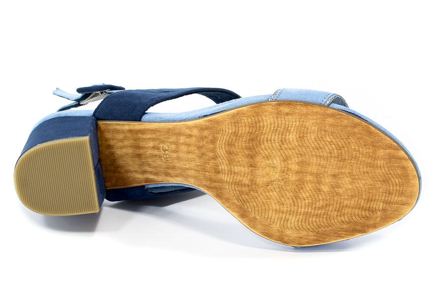 Sandały Marco Tozzi 2-28308-20 876 Lt.Blue Comb