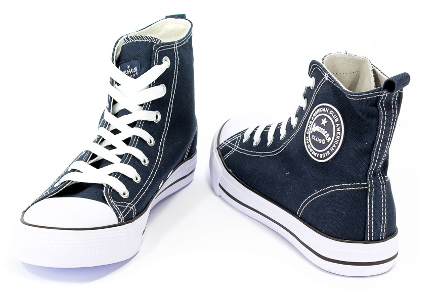 Trzewiki American LH-18 9120-02 Dk.Navy-02/White