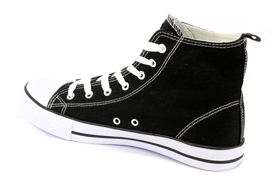 Trzewiki American LH-18-9120-1 Black-01/White