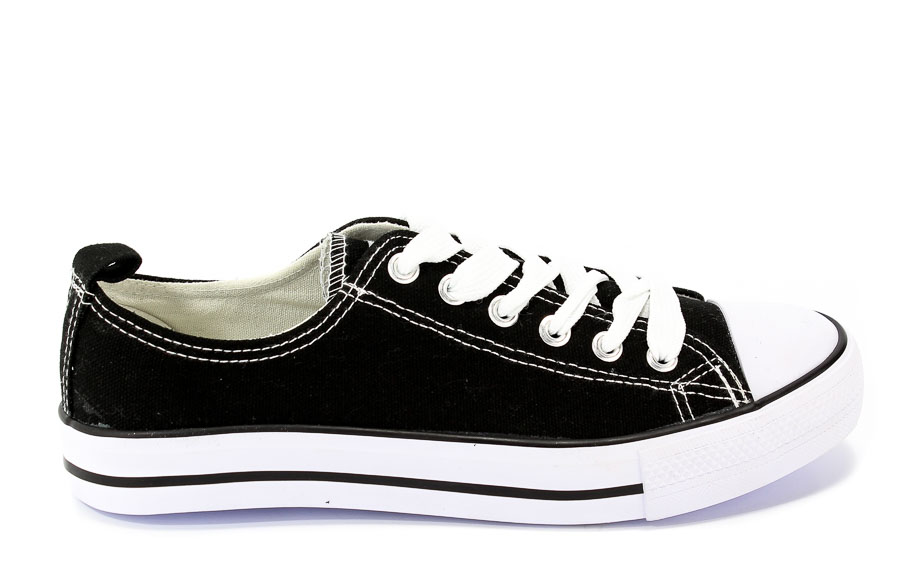 Półbuty American LH-18-DLSN-01 Black-10/White