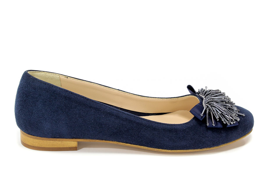 Baleriny Alexio Giorgio 100 Paris Navy