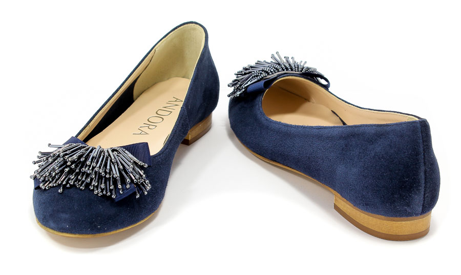 Baleriny Alexio Giorgio 100 Paris Navy
