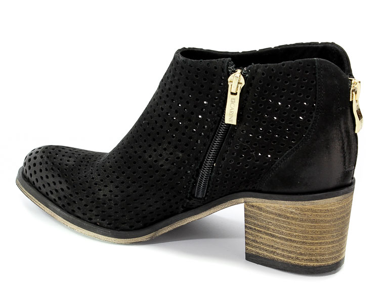 Botki Letnie Carinii B3016-MN-J51 Czarny