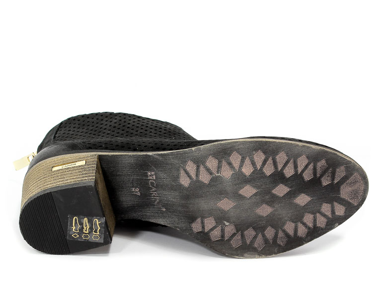 Botki Letnie Carinii B3016-MN-J51 Czarny