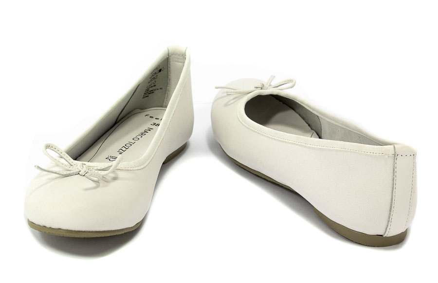 Baleriny Marco Tozzi 2-22117-20 100 White
