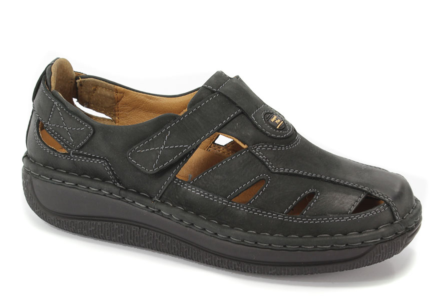 Sandały Josef Seibel 44452 81 100 Greyson Schwarz