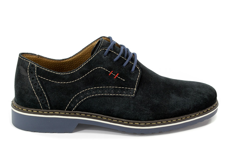Półbuty Rieker 16501-14 Blue