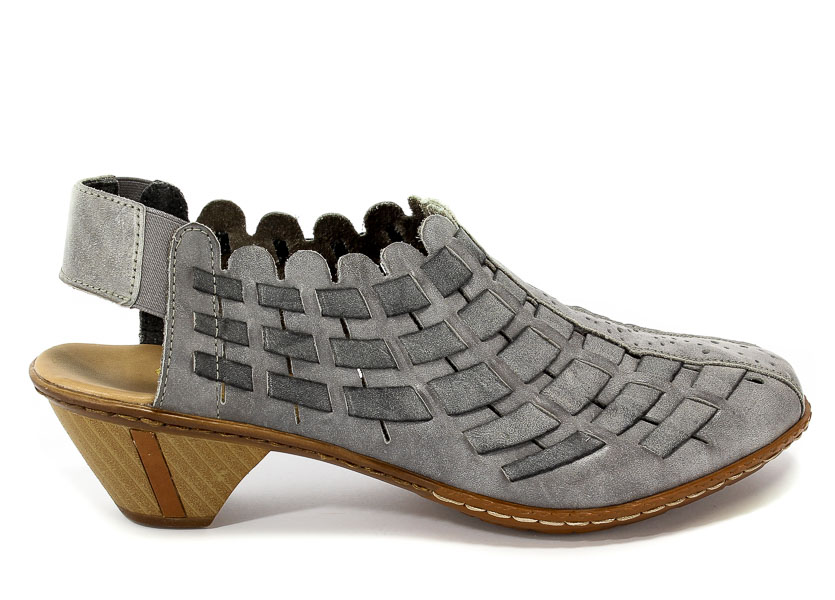 Sandały Rieker 46778-40 Grey