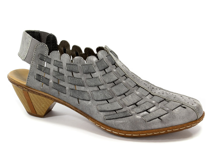 Sandały Rieker 46778-40 Grey