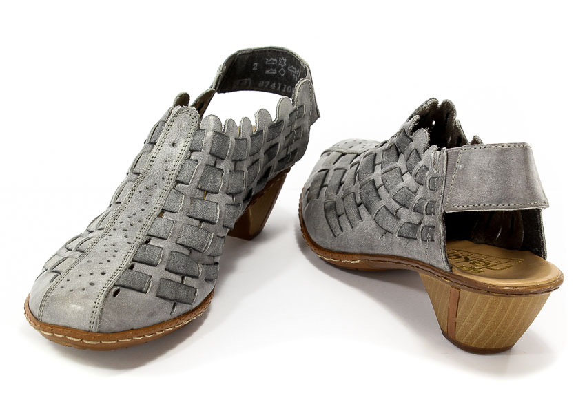 Sandały Rieker 46778-40 Grey