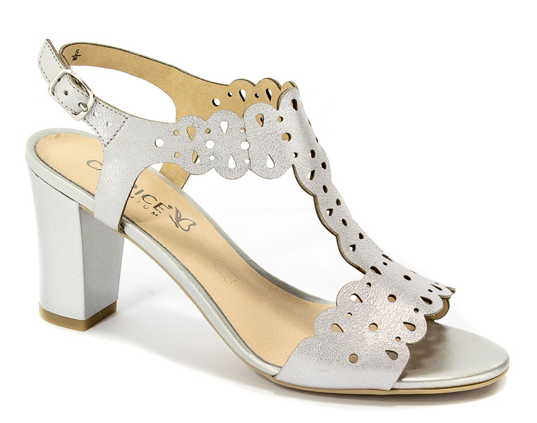 Sandały Caprice 9-28312-20 920 Silver Metal