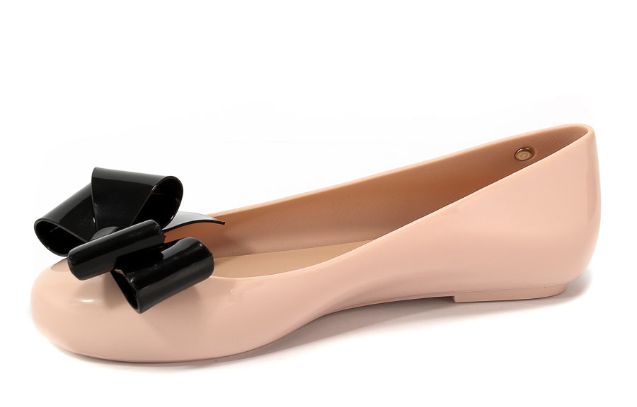 Baleriny Melissa 31954 51647 Pink/Black
