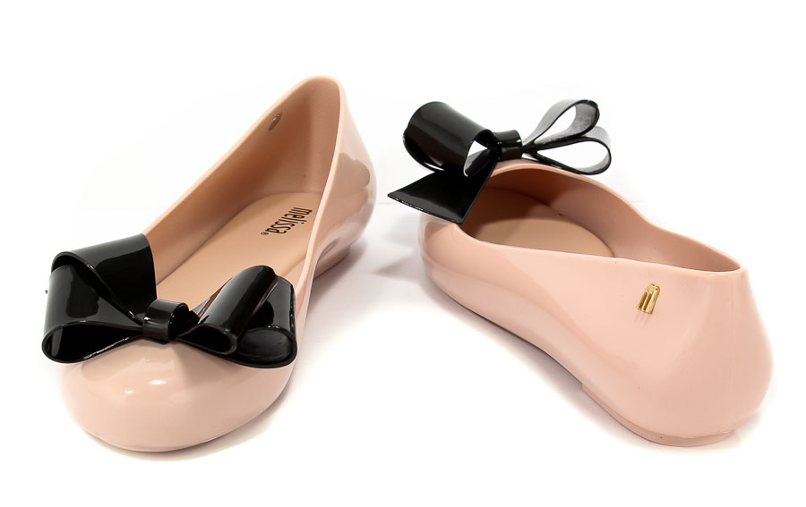 Baleriny Melissa 31954 51647 Pink/Black