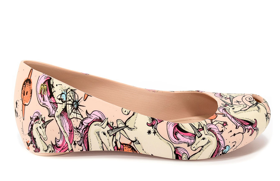 Baleriny Letnie Melissa 32298 51430 Pink/Beige