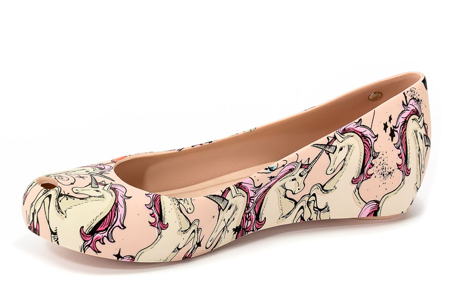Baleriny Letnie Melissa 32298 51430 Pink/Beige
