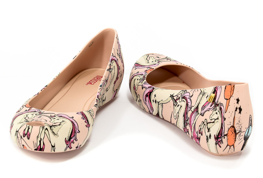 Baleriny Letnie Melissa 32298 51430 Pink/Beige