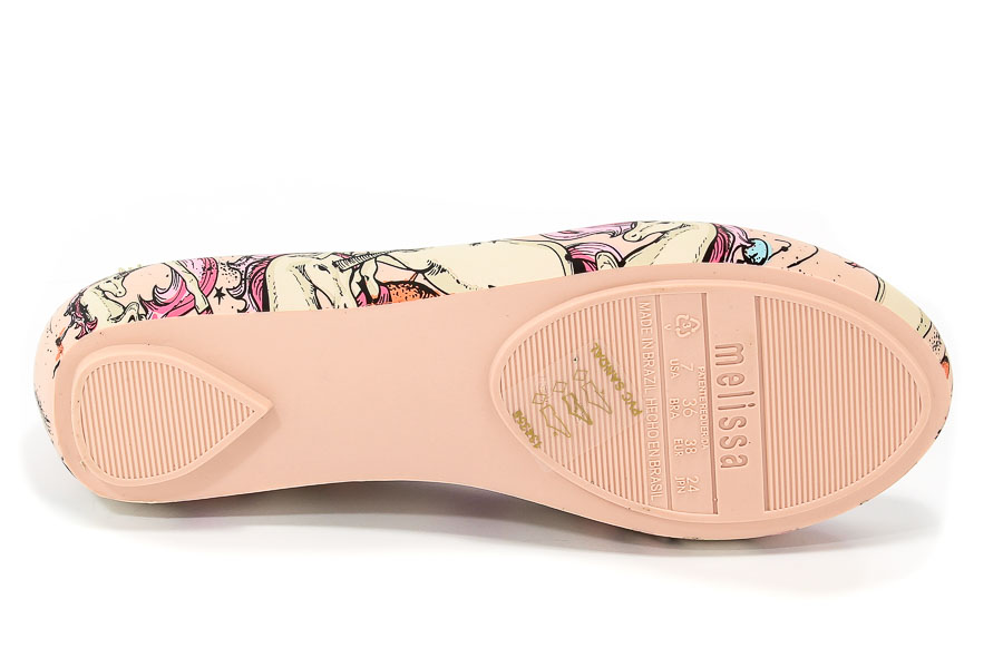 Baleriny Letnie Melissa 32298 51430 Pink/Beige